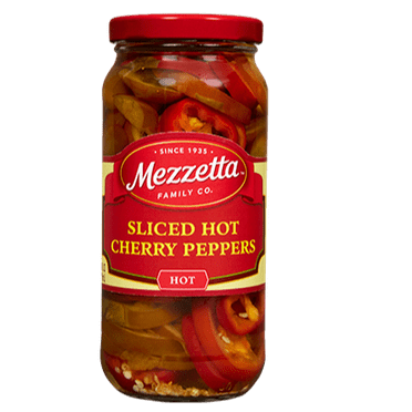 Mezzetta Sliced Hot Cherry Peppers, 16 fl oz