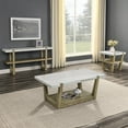 thumbnail image 3 of Steve Silver Perth Modern 50" Rectangle Coffee Table, White, 3 of 7