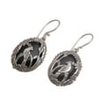 thumbnail image 2 of NOVICA Onyx dangle earrings, 'Cockatoo Garden', 2 of 8