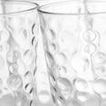 thumbnail image 2 of Gibson Home Great Foundations 4-Piece Tumbler Set, 16 Oz, Bubble Pattern, Clear, 2 of 5
