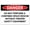 Warning Sign 1, variant on Danger Do Not Perform A Confined Space Rescue Without Sign - 8"x12" Rust Free Aluminum, Easy To Read Sturdy Outdoor Metal Sign for Home Farm Yard