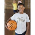 thumbnail image 2 of Hyena Illustration T-Shirt Juniors -Image by Shutterstock,  x-Small, 2 of 4