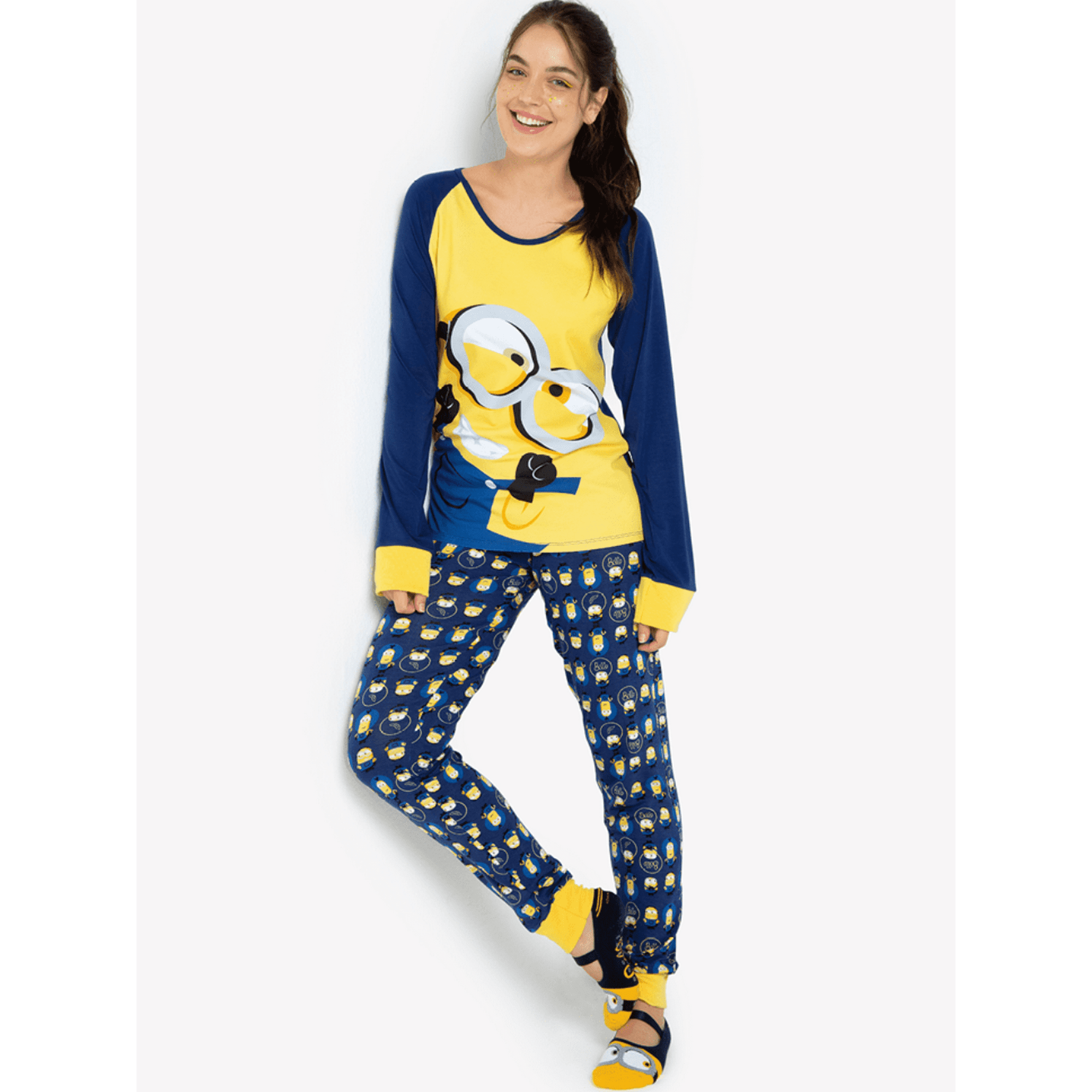 Minion pajamas for adults hotsell