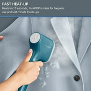 Rowenta Handheld Garment Steamer, Blue and White
