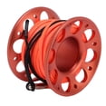 thumbnail image 1 of Fishing Line Reel, 15m Cable  Diving Reel Aviation Aluminum Diving Line with Double Ended Hook for Outdoor Boating Marine Operations, 1 of 7