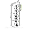 thumbnail image 6 of Furinno JAYA Space Saving Multimedia Storage Tower, French Oak, 6 of 6