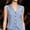 Blue, variant on Women's Vertical Striped V-Neck Sleeveless Tank Top with Pocket Button Down Vest Casual Loose for Spring Summer Office Work Wear