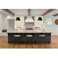 thumbnail image 4 of 1 Light Pendant Frame Finish Matte Black + Brushed Nickel, 4 of 6