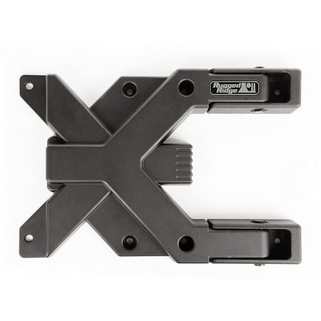 Hinges Black Powder Coat - Rugged Ridge 11546.61 Spartacus HD Tire Carrier Hinge Casting; Black Textured Powder Coat;