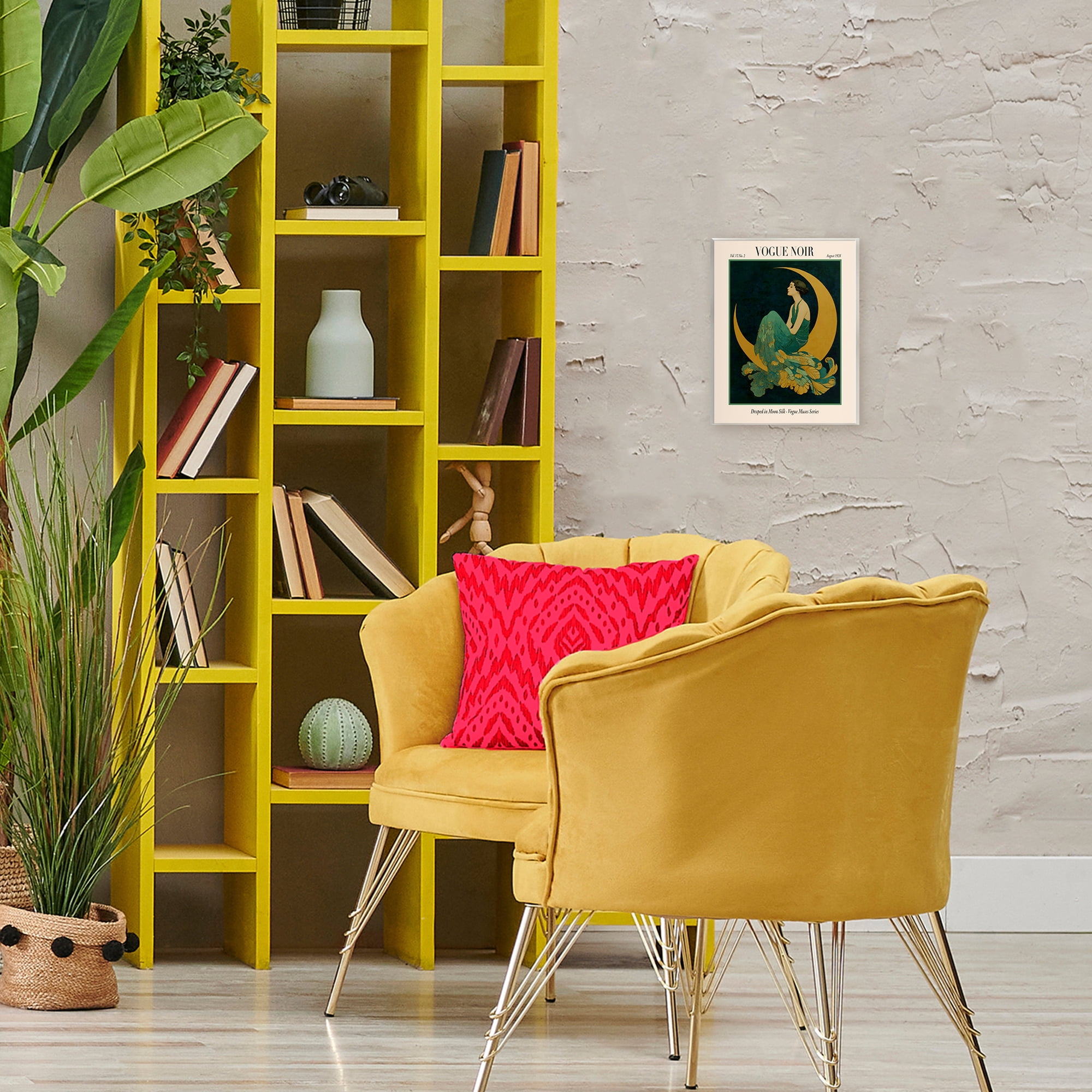 Stupell Industries Draped In Moon Silk Wall Plaque Art, design by A Barefoot Stylist