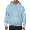 thumbnail image 1 of Gildan Mens Heavy Blend Hooded Sweatshirt, L, Light Blue, 1 of 2