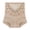 Coffee, variant on Womens High Waist Shapewear Briefs Butterfly Print Seamless Lifting Panties Scalloped Underwear