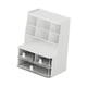 thumbnail image 4 of Organizador de escritorio, caja de almacenamiento de lápices rotuladores con cajón, soporte de papelería con bordes lisos para mostrador de baño,, 4 of 9