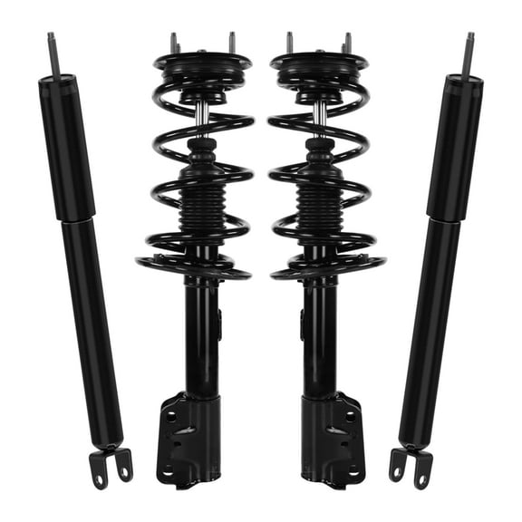 AutoShack Front Complete Strut & Coil Spring Shock Absorber Replacement for 2013-2019 Ford Explorer 4-PC Kit