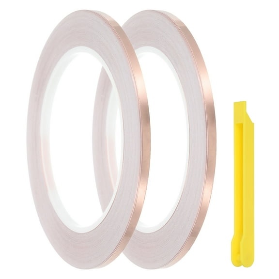 Stained Glass Kit, Hand Foiler for Stained Glass 0.22" x 175 Ft, Yellow Tools