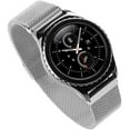 thumbnail image 3 of Men's Women's Stainless Steel Magnetic Bracelets Quick Release Watch Strap 20mm, Silver, 3 of 7