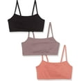 Hanes Bralette 3-Pack Women's String Crop Lightweight Soft Assorted Colors HFA001 - Walmart.com