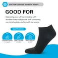 Doctor's Choice Diabetic Socks for Women, Neuropathy Socks, Low Cut