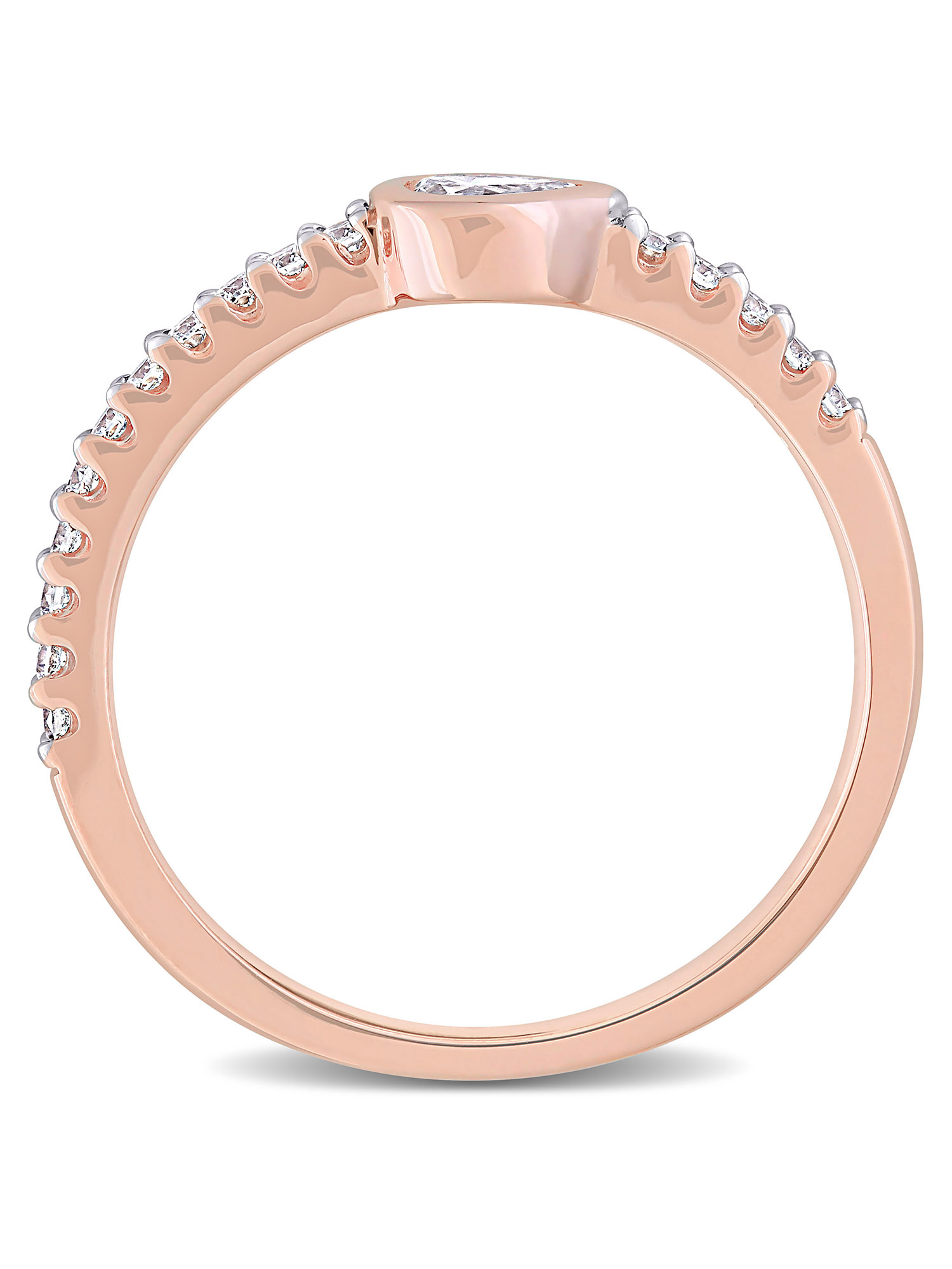 Everly Women's Diamond 14k Rose Gold Ring
