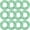 Green, variant on 12 Pcs Summer Swim Rings with Glitter Fun Inflatable Pool Float Round Shaped Swimming Pool Tubes for Beach Party Supplies