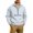 Gray_#05, variant on Men Stand Collar Half Zip Pullover Windbreaker Raglan Sleeve Front Zipper Pocket Elastic Cuff Hem Lightweight Outdoor Travel Outer Tops,Coffee 2XL