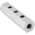 thumbnail image 3 of Hex Polished Aluminum Fuel Block, 3-Hole, 3 of 5