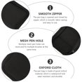 thumbnail image 3 of Pencil Case Drawing Organizer Paint Brush Container Pouch Bag Artist Travel Oxford Cloth, 3 of 6