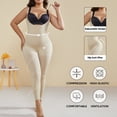 thumbnail image 5 of Athlemo Plus Size Women Open Bust Full-Length Shaping Jumpsuit Sleeveless Shapewear Tummy Control, 5 of 7