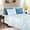 Aqua, variant on Elegant Comfort - 1500 Series Wrinkle Resistant Hotel Quality Microfiber 4 Piece Floral Bed Sheet Set with Deep Pocket, Twin, Traci Linen