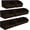 Brown, variant on Trapezoid Closet Shelf Organizer - Large Baskets for Organizing, Fabric Storage Box for Shelves, Cube Storage Bins for Clothes, Books, Blankets, 3 Pack, Beige