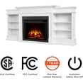 thumbnail image 5 of Real Flame Ashton 92" Grand Electric Fireplace TV Stand in White, 5 of 5