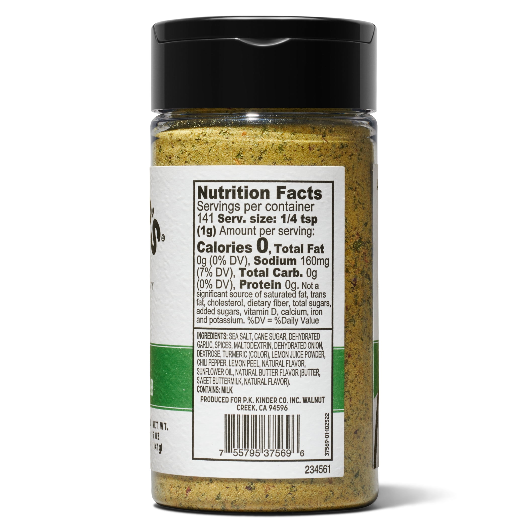Kinder's Buttery Garlic & Herb Seasoning, 5 oz