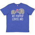 thumbnail image 3 of Inktastic My Poppop Loves Me Grandkids Youth T-Shirt, 3 of 5