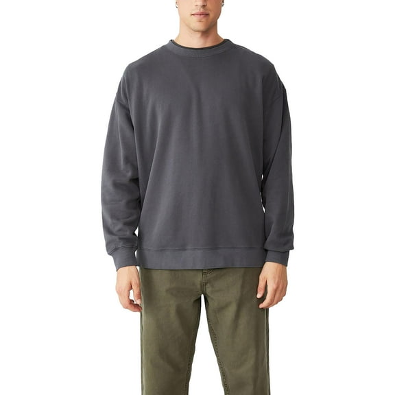 Cotton On Mens Fleece Oversized Sweatshirt