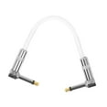 thumbnail image 2 of Almencla Patch Cable Connect Line Speaker Systems Plug and Playing 1/4'' Low Noise Electric Guitar Cable PVC Shell Instrument Audio Cable white, 2 of 8