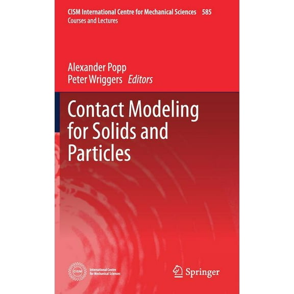 CISM International Centre for Mechanical Contact Modeling for Solids and Particles, Book 585, (Hardcover)