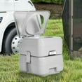 thumbnail image 7 of REKHH 6-Gallon  Portable Toilet for Camping, RV Travel Potty with Press Flush Pump, Leak-proof Seal Ring for Travel, Boating, Hiking, Trips, 7 of 7
