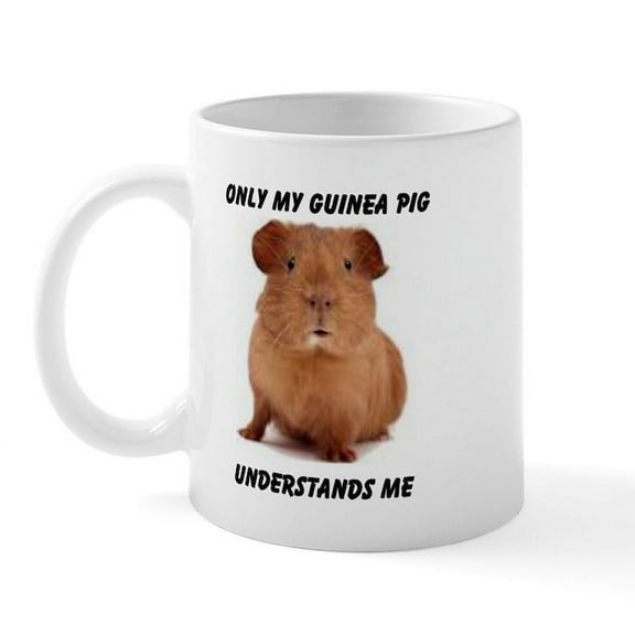 CafePress - GUINEA PIG Mug - 11 oz Ceramic Mug - Novelty Coffee Tea Cup