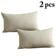 thumbnail image 2 of Housse de Coussin Moderne : 2 Pcs Housse de Coussin à Carreaux Rayés pour Canapé, 2 of 6