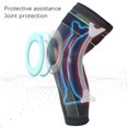 thumbnail image 4 of Short Style Self Heating Knee, Tourmaline Acupressure Knee Sleeves for Men Women, Improves Circulation and Metabolism, Leg Massage Relieve Muscle Tension, Wormwood Self-Heating Knee Pads(Orange), 4 of 6
