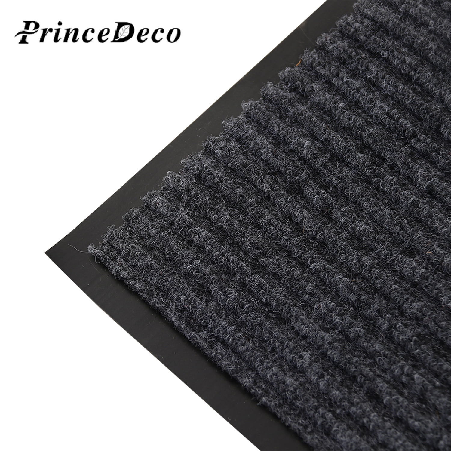 PrinceDeco Multi-Purpose Recycled Rubber Floor Mat for Indoor or Outdoor Use, Utility Mat for Entryway, Tool Bench, Garage,and Door Mat-Floor mats made of rubber
