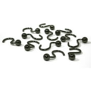 Heavy Duty Ball Shower Hook, Black