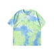 thumbnail image 5 of Camisetas de hombre INSPIRE CHIC para el Día del Padre, de manga corta, verano, camiseta de teñido anudado, camisetas impresas hip hop, M Verde Azul, 5 of 6