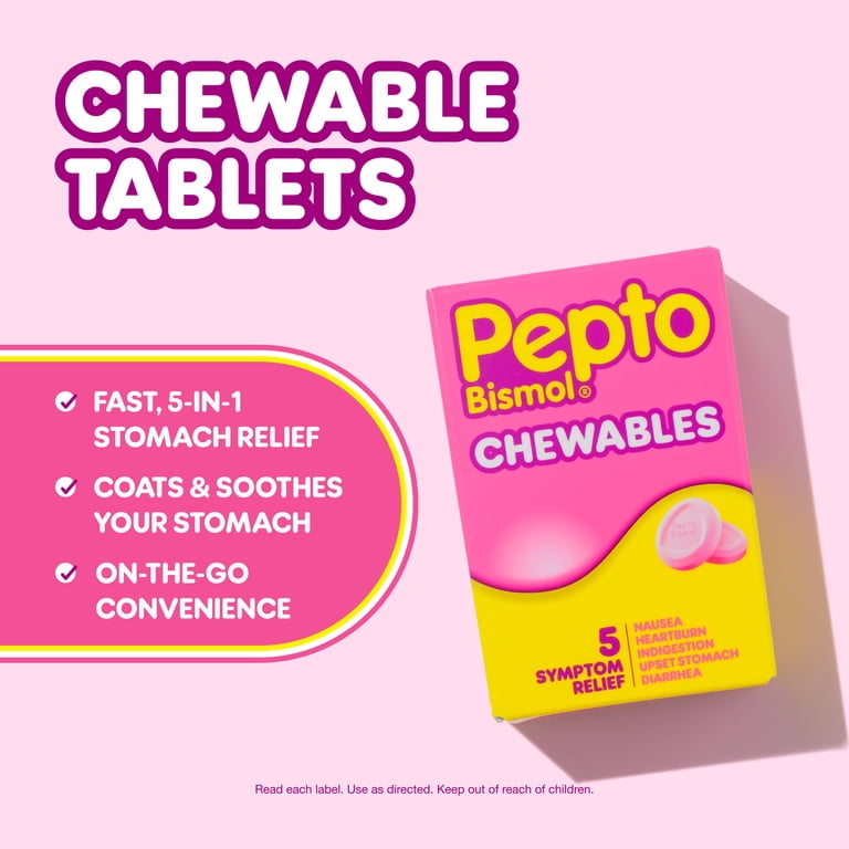 does pepto help with glp 1 nausea Motion Sickness, Treats And Prevents Nausea, Motion Sickness, 10 Count Pepto Bismol Chewable Tablets, Upset