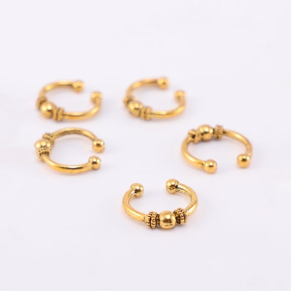 AURARMLET 20Pcs Golden DIY Braid Clips Durable Hair Accessories for Braided Hair and Special Occasions