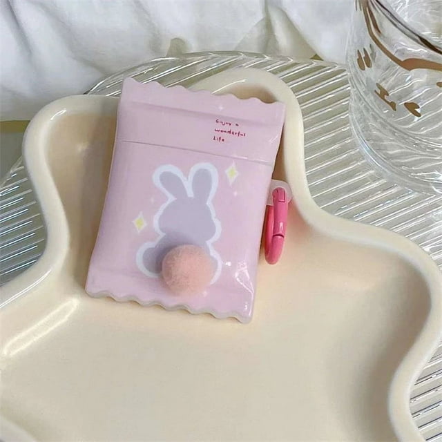 Cute 3D Candy Earphone Case For Airpods Pro 2 Lovely Rabbit With Pendant Headphone Cover For Airpods Pro 1 2 3
