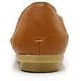 thumbnail image 5 of Apakowa Womens Loafers Rubber Sole Slip On Walking Flats Casual Moccasin Boat Shoes (Color : tan, Size : 6), 5 of 7