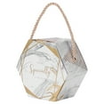 thumbnail image 4 of 10 Set Candy Boxes Bags Hexagonal Chocolate Gift Boxes with Ropes for Wedding SuppliesMarble, 4 of 4