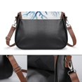 thumbnail image 3 of Ocean Blue Coral Seashell Vintage Crossbody Bag For Women Medium Leather Hobo Bags Shoulder Bag Classic City Leather Satchels, 3 of 8
