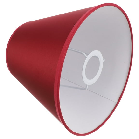 MIPCASE drum lamp shade Lampshade Dark Red Cloth 1 PCS for Lamp Cover